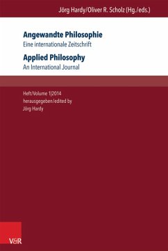 Angewandte Philosophie. Eine internationale Zeitschrift / Applied Philosophy. An International Journal (eBook, PDF)
