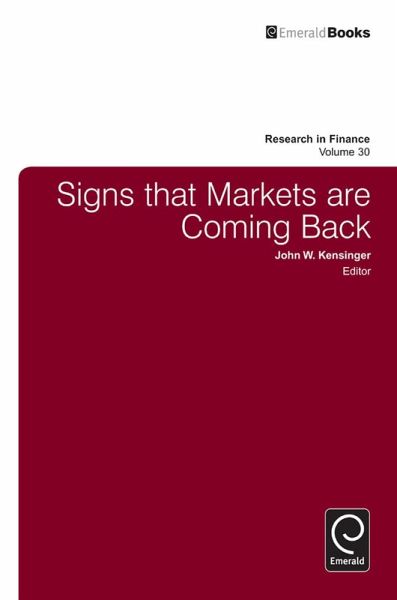 Signs that Markets are Coming Back (eBook, ePUB)