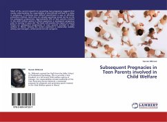 Subsequent Pregnacies in Teen Parents involved in Child Welfare