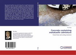 Cover Concrete containing metakaolin admixture