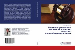 Lestnica ugolownyh nakazanij w Rossii: ponqtie, klassifikaciq i widy