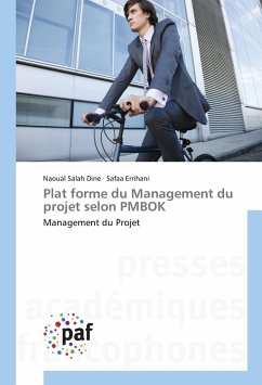 Cover Plat forme du Management du projet selon PMBOK