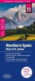 Reise Know-How Landkarte Spanien Nord mit Jakobsweg / Northern Spain and Way of St. James (1:350.000); Northern Spain; E