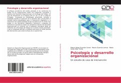 Psicología y desarrollo organizacional - Guzmán Corral, Mauro Ulises;Guzmán Lemus, Mauro;Silva Torres, María Sonia