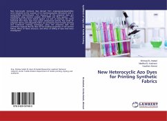 New Heterocyclic Azo Dyes for Printing Synthetic Fabrics