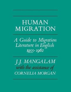 Human Migration - Mangalam, J J; Morgan, Cornelia
