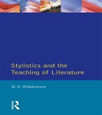 Stylistics and the Teaching of Literature (eBook, PDF)