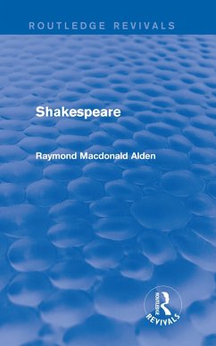 Cover Shakespeare (Routledge Revivals) (eBook, PDF)