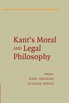 Kant's Moral and Legal Philosophy - Hoffe, Otfried