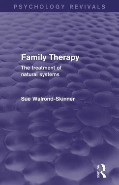 Family Therapy (Psychology Revivals) (eBook, ePUB) - Walrond-Skinner, Sue