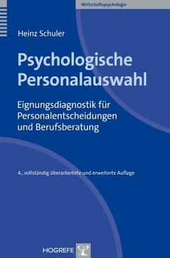 Psychologische Personalauswahl (eBook, PDF) - Schuler, Heinz