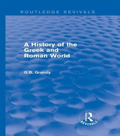 Cover A History of the Greek and Roman World (Routledge Revivals) (eBook, PDF)