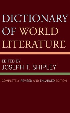 Dictionary of World Literature - Shipley, Joseph