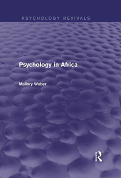Cover Psychology in Africa (Psychology Revivals) (eBook, ePUB)