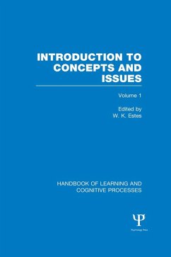 Handbook of Learning and Cognitive Processes (Volume 1) (eBook, PDF)