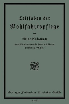 Leitfaden der Wohlfahrtspflege - Salomon, Alice