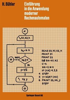 Einführung in die Anwendung Moderner Rechenautomaten - Bühler, H.