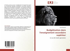 Budgétisation dans l'enseignement secondaire supérieur - Edwards, Pascal