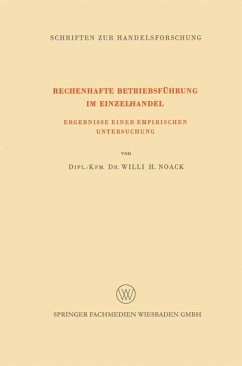 Cover Rechenhafte Betriebsführung im Einzelhandel