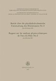 Bericht über die physikalisch-chemische Untersuchung des Rheinwassers Nr. 2 / Rapport sur les analyses physico-chimiques de l¿eau du Rhin No 2