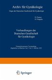 Verhandlungen der Deutschen Gesellschaft für Gynäkologie Verhandlungen der Deutschen Gesellschaft für Gynäkologie
