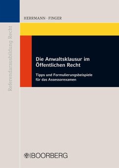 Die Anwaltsklausur im öffentlichen Recht (eBook, PDF) - Herrmann, Dirk; Finger, Werner