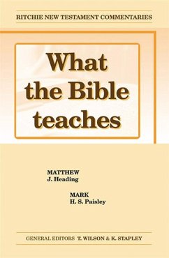 Cover What the Bible Teaches - Matthew Mark