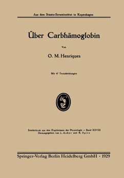Über Carbhämoglobin - Henriques, O. M.