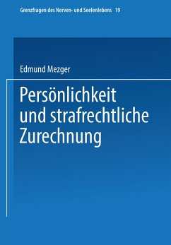 Cover Persönlichkeit und strafrechtliche Zurechnung