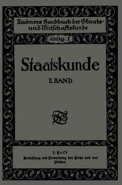 Staatskunde - Jellinek, Walter