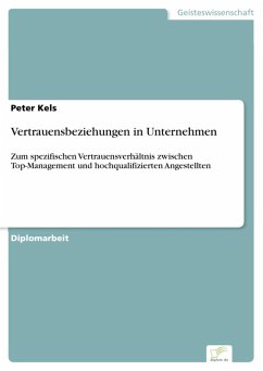 Vertrauensbeziehungen in Unternehmen (eBook, PDF) - Kels, Peter