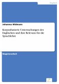 Korpusbasierte Untersuchungen des Englischen und ihre Relevanz für die Sprachlehre (eBook, PDF)