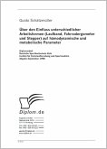 Über den Einfluss unterschiedlicher Arbeitsformen (Laufband, Fahrradergometer und Stepper) auf hämodynamische und metabolische Parameter (eBook, PDF)