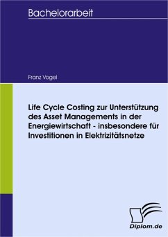 Life Cycle Costing zur Unterstützung des Asset Managements in der Energiewirtschaft - insbesondere für Investitionen in Elektrizitätsnetze (eBook, PDF) - Vogel, Franz