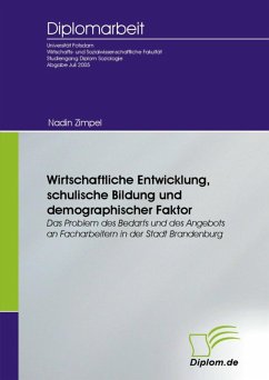 Wirtschaftliche Entwicklung, schulische Bildung und demographischer Faktor (eBook, PDF)
