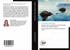 Etude des équilibres d¿échange d'ions et d'adsorption