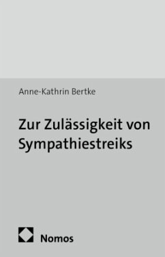 Cover Zur Zulässigkeit von Sympathiestreiks