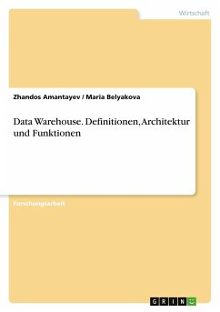 Data Warehouse. Definitionen, Architektur und Funktionen - Belyakova, Maria;Amantayev, Zhandos