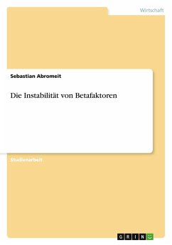 Die Instabilität von Betafaktoren Die Instabilität von Betafaktoren