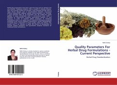 Quality Parameters For Herbal Drug Formulations -Current Perspective