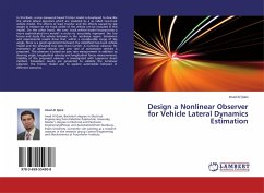 Design a Nonlinear Observer for Vehicle Lateral Dynamics Estimation