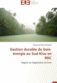Gestion durable du bois-énergie au Sud-Kivu en RDC - Mvula Mampasi, Emmanuel