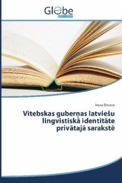 Cover Vitebskas guber as latvie u lingvistisk identit te priv taj sarakst
