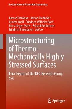 Microstructuring of Thermo-Mechanically Highly Stressed Surfaces