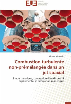 Combustion turbulente non-prémélangée dans un jet coaxial - Maghrebi, Ahmed