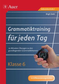 Grammatiktraining für jeden Tag Klasse 6 - Zeeb, Birgit