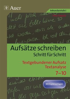 Textgebundener Aufsatz - Textanalyse - Diepold, Peter