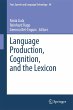 Language Production, Cognition, and the... - Bild 1