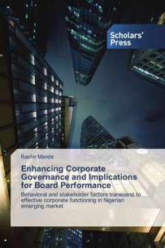 Enhancing Corporate Governance and Implications for Board Performance - Mande, Bashir