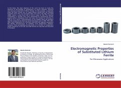Electromagnetic Properties of Substituted Lithium Ferrite